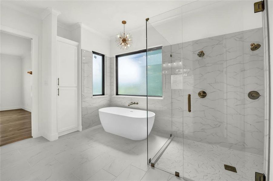 Furnished interior view inside a new home in , Aledo (Image 11).