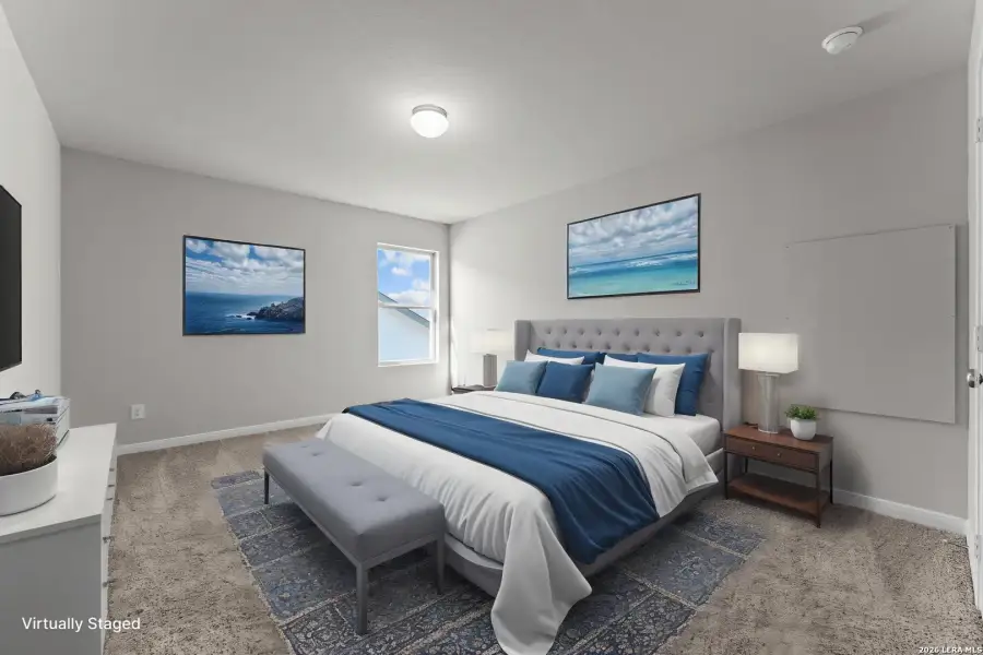Furnished interior view inside a new home in Agave, San Antonio (Image 11).