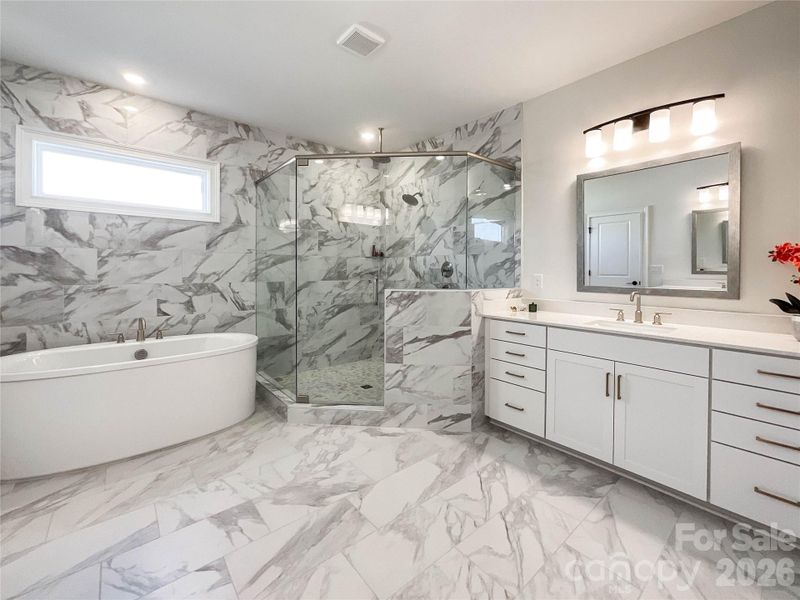 Furnished interior view inside a new home in , Huntersville (Image 33).