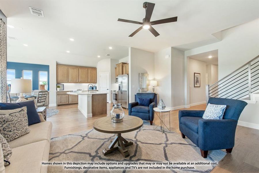 Furnished interior view inside a new home in El Dorado, Granbury (Image 23).