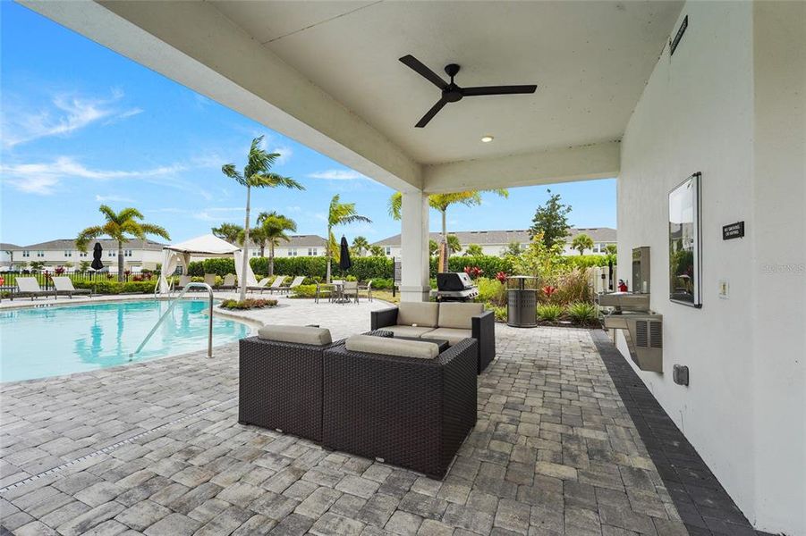 Exterior details and patio area of a home in , Bradenton (Image 4). Exterior details and patio area of a home in , Bradenton (Image 4).