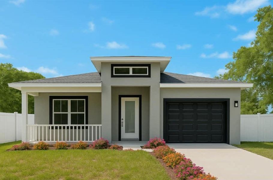 Front exterior of a new home in , Safety Harbor, FL, highlighting curb appeal (Image 2).