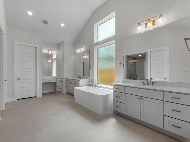 Furnished interior view inside a new home in Harvest Green, Richmond (Image 9).