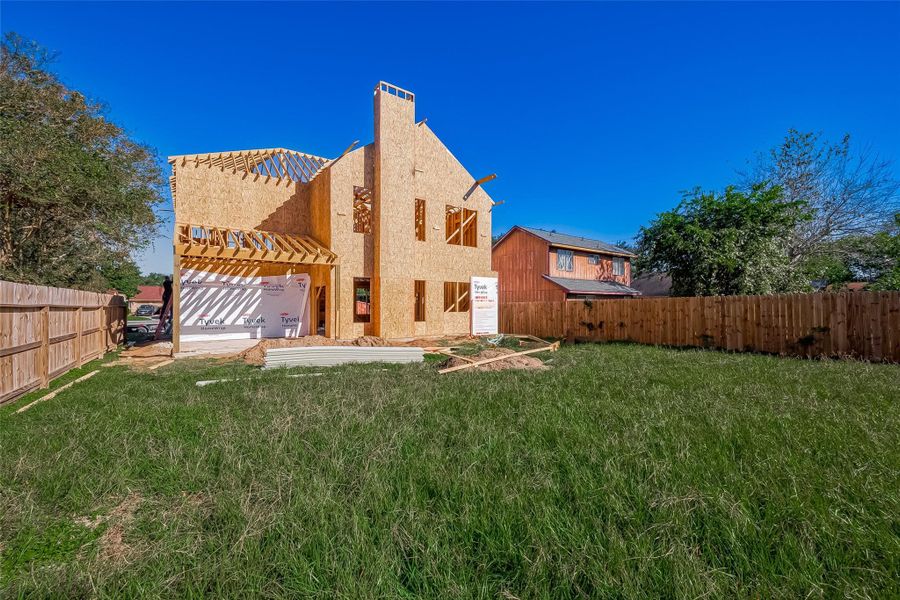 In-progress construction of a new home in , Houston, TX (Image 17).