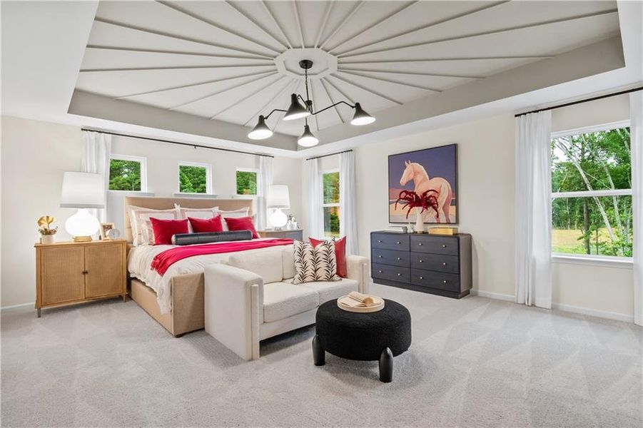 Furnished interior view inside a new home in Hamilton Lakes, Lawrenceville (Image 48).