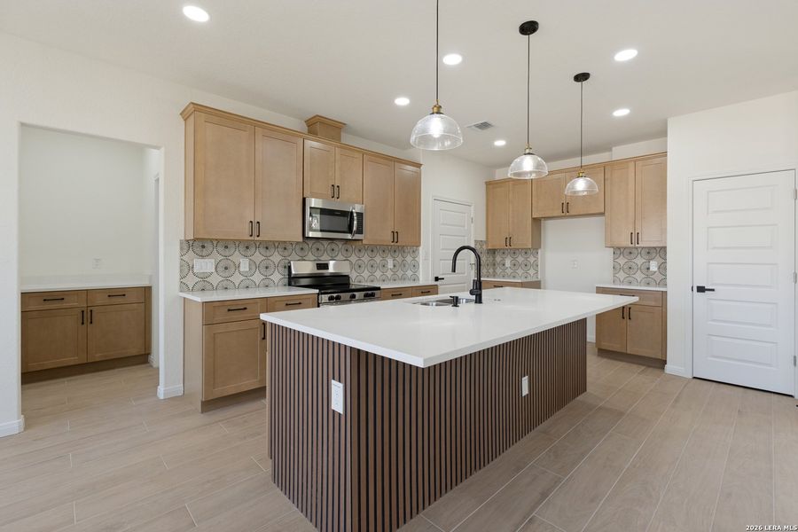 Furnished interior view inside a new home in , Schertz (Image 8).