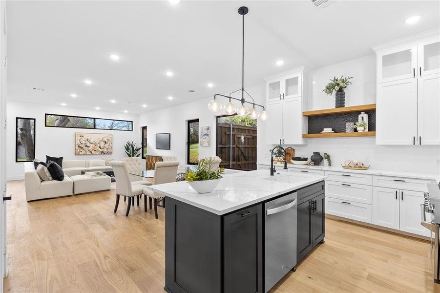 Furnished interior view inside a new home in , Dallas (Image 12).