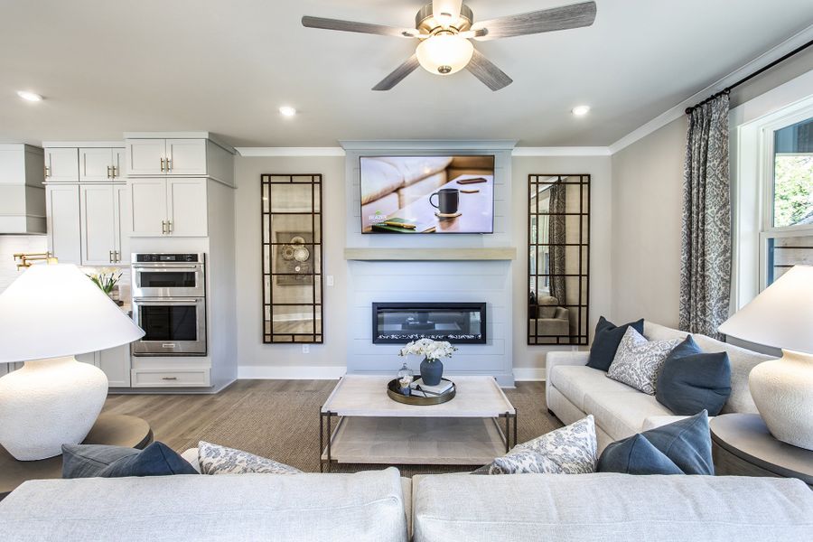 Furnished interior view inside a new home in The Groves at Myrtle, Roswell (Image 9).