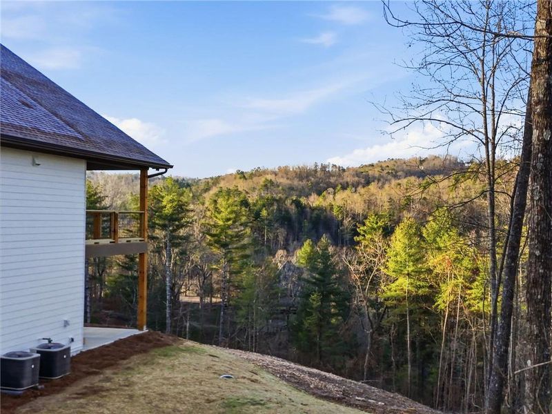 Exterior details and patio area of a home in , Ranger (Image 3).