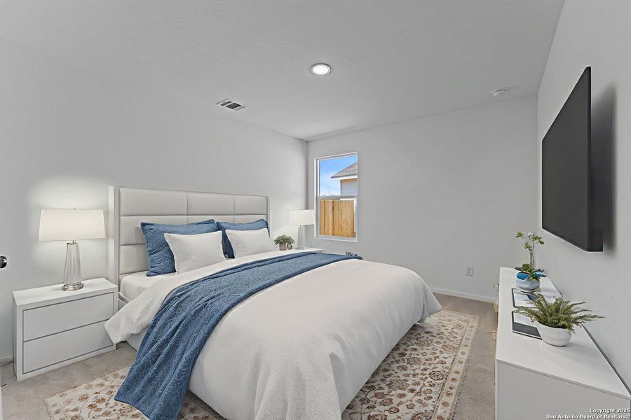 Furnished interior view inside a new home in Lodi Grove, Floresville (Image 14). Furnished interior view inside a new home in Lodi Grove, Floresville (Image 14).