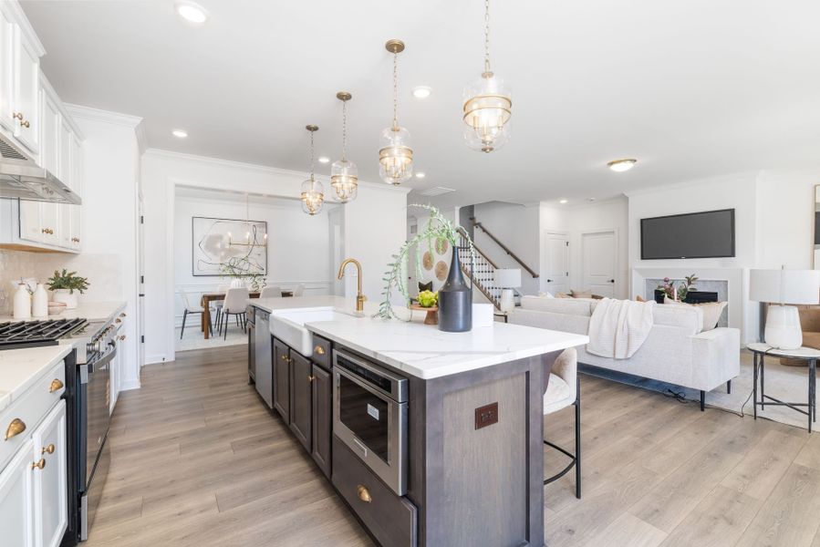 Furnished interior view inside a new home in Edgewater - Harbor Pointe, Lancaster (Image 4).