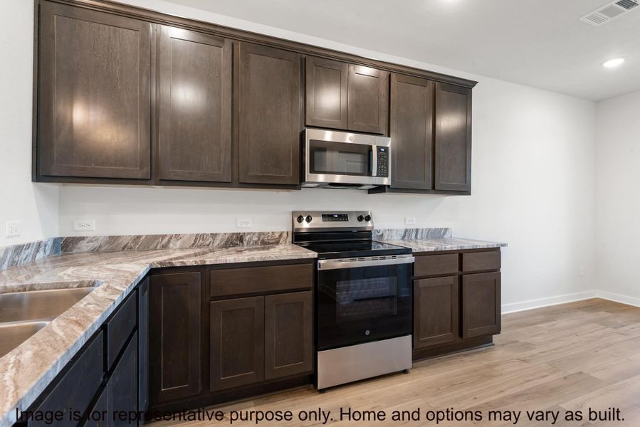Furnished interior view inside a new home in , Brenham (Image 6).