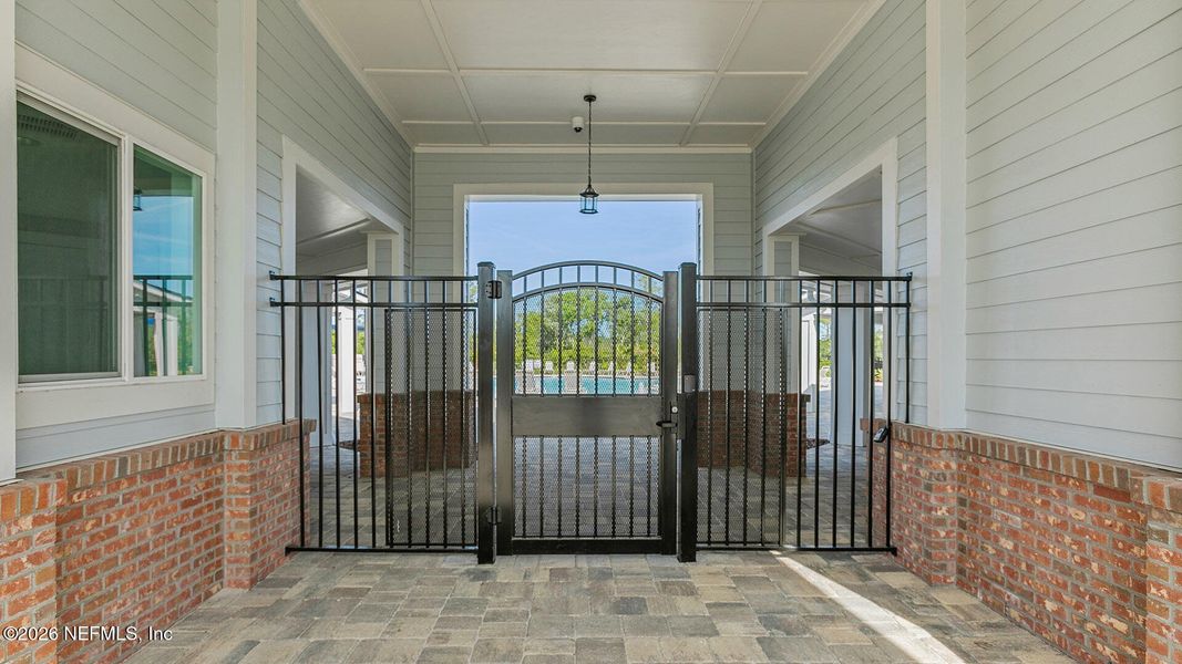 Exterior details and patio area of a home in Copes Landing, Jacksonville (Image 3).