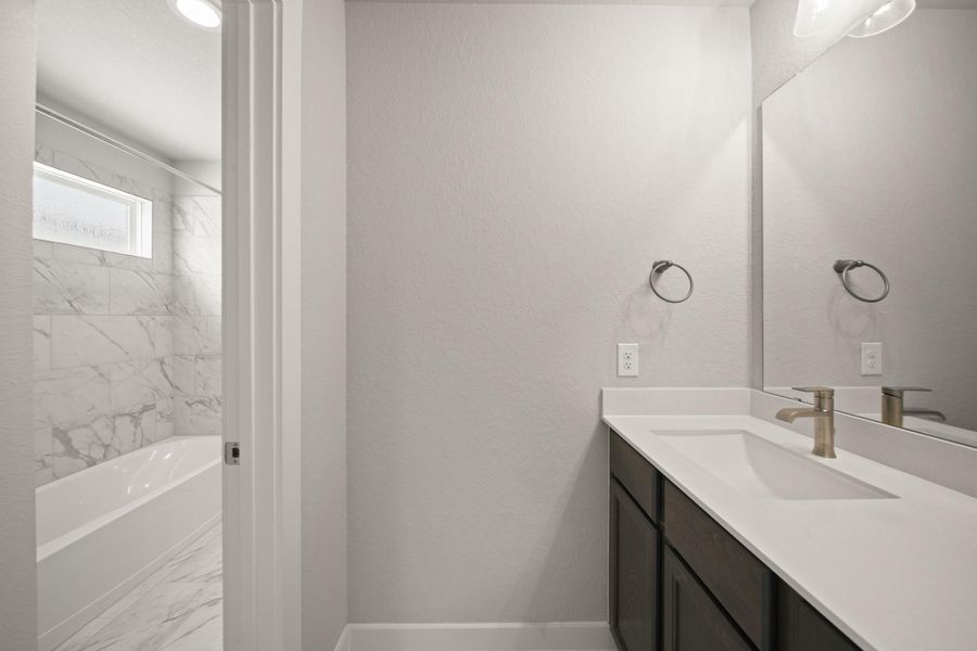 Furnished interior view inside a new home in Morton Creek Ranch, Katy (Image 3).