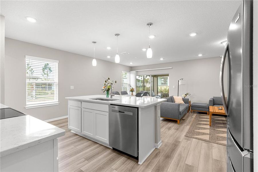 Furnished interior view inside a new home in Del Webb Stone Creek, Ocala (Image 18).