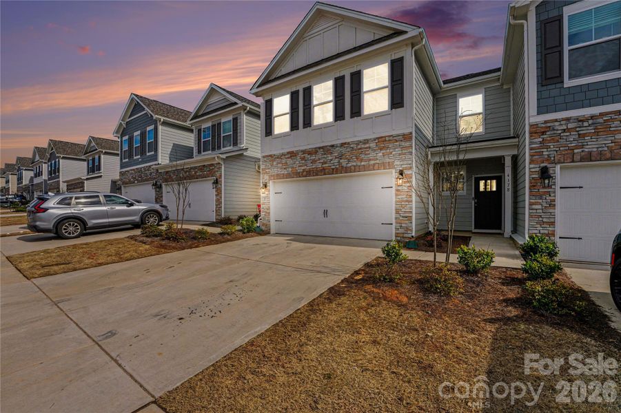 Front exterior of a new home in , Sherrills Ford, NC, highlighting curb appeal (Image 22).