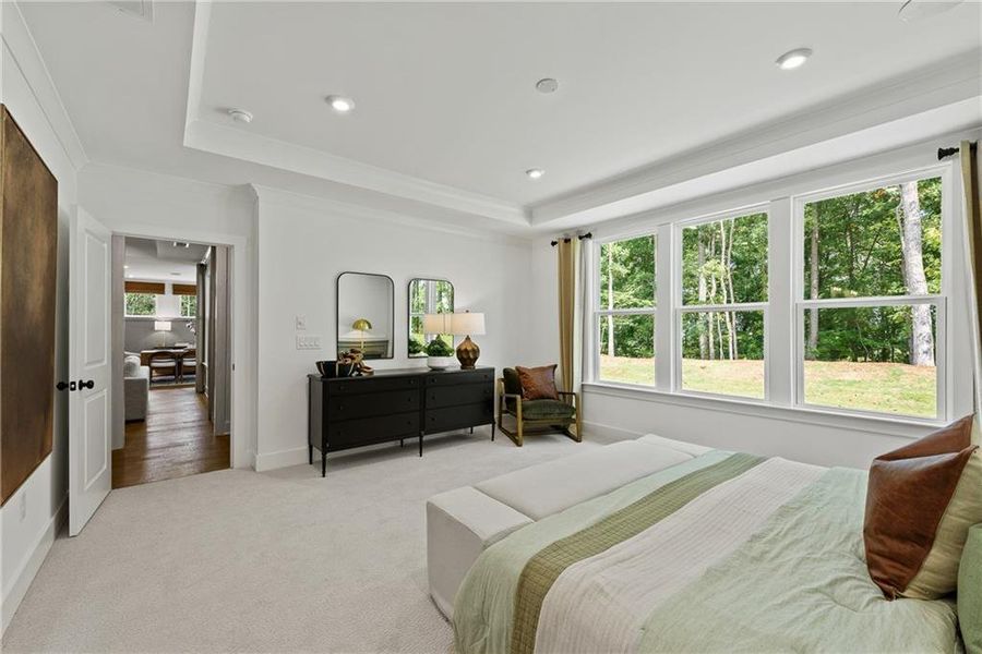 Furnished interior view inside a new home in Watermist at Mirror Lake, Villa Rica (Image 13).