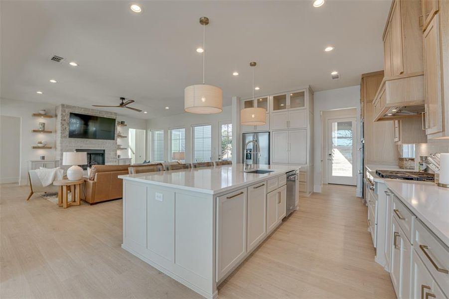 Furnished interior view inside a new home in , Eustace (Image 6).