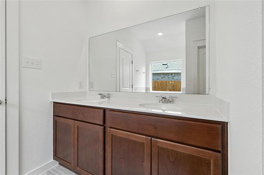 Bathroom with double vanity Bathroom with double vanity