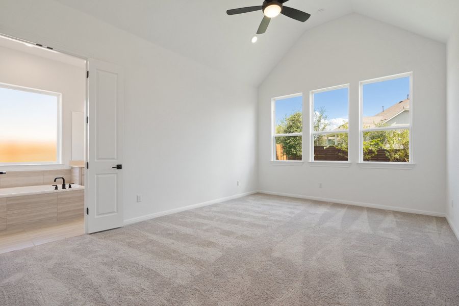 Representative unfurnished interior of a home built from the Waterville by Ashton Woods in The Trails at Carmel, Pflugerville (Image 64).
