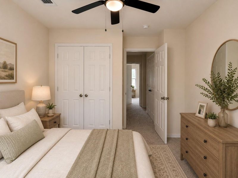 Furnished interior view inside a new home in , Willis (Image 6).