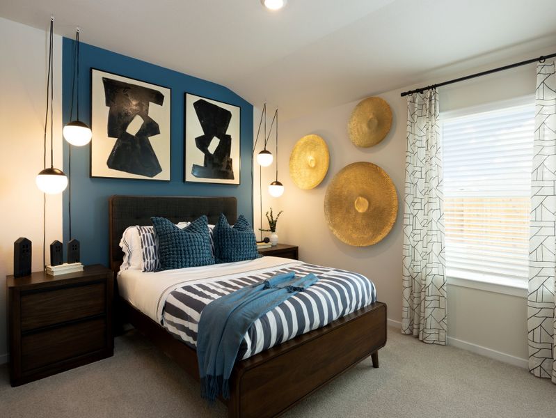 Furnished interior view inside a new home in Riviera Pines - Traditional Series, Huffman (Image 10).