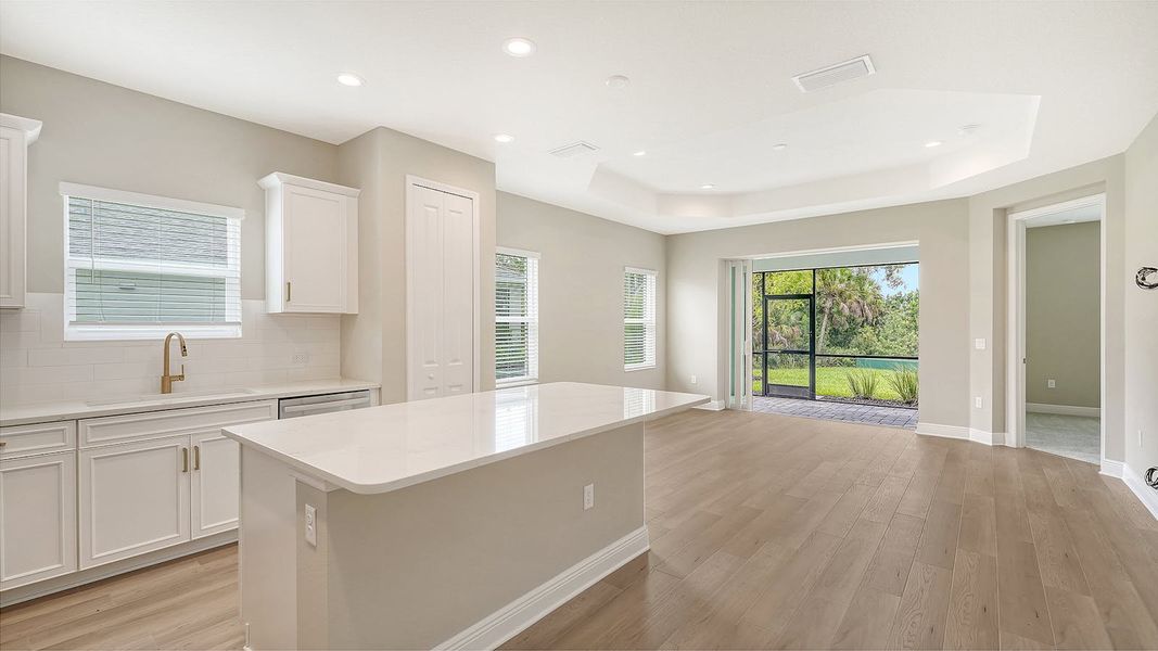 Furnished interior view inside a new home in Wildleaf Real Estate and Homes for Sale in Parrish, FL - Neal Communities, Parrish (Image 6).