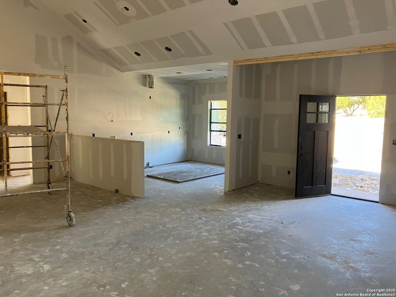 In-progress construction of a new home in , Canyon Lake, TX (Image 3). In-progress construction of a new home in , Canyon Lake, TX (Image 3).