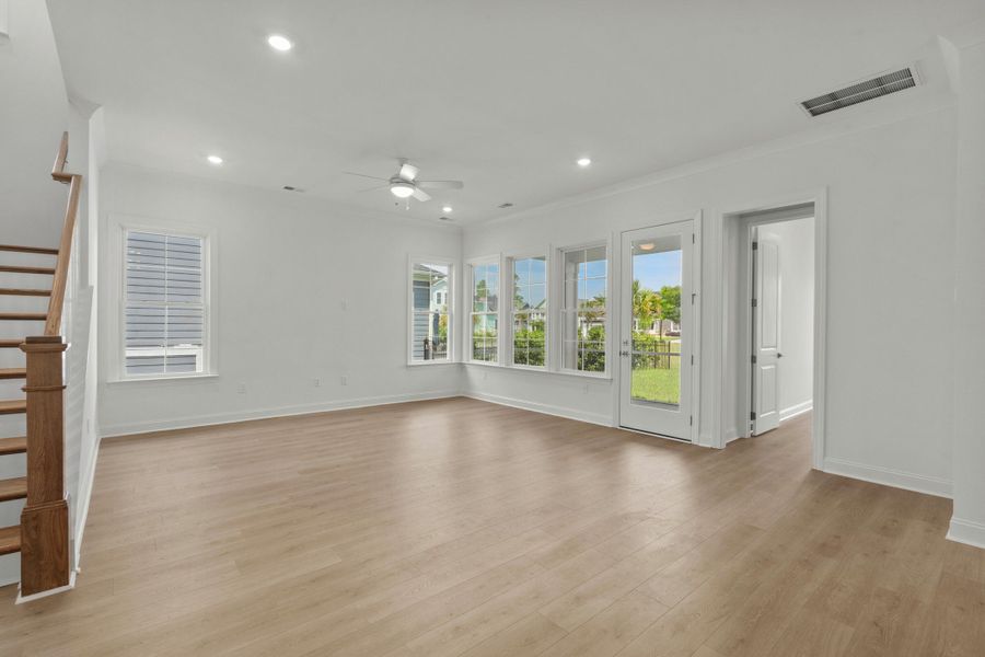 Spacious, unfurnished interior of a new home in Creek Pointe, Moncks Corner (Image 22). Spacious, unfurnished interior of a new home in Creek Pointe, Moncks Corner (Image 22).