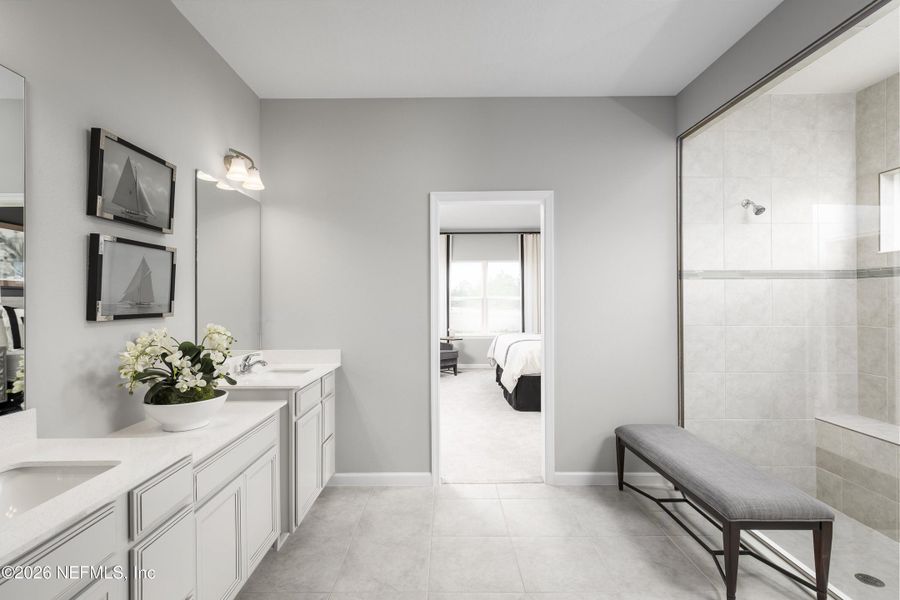 Furnished interior view inside a new home in , St. Augustine (Image 15).