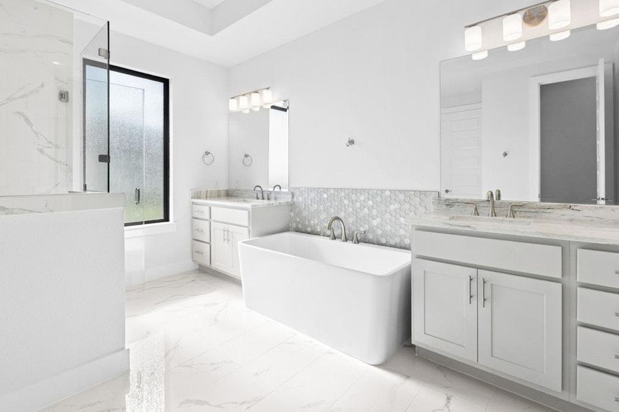 Furnished interior view inside a new home in Leander Estates, Leander (Image 5). Furnished interior view inside a new home in Leander Estates, Leander (Image 5).