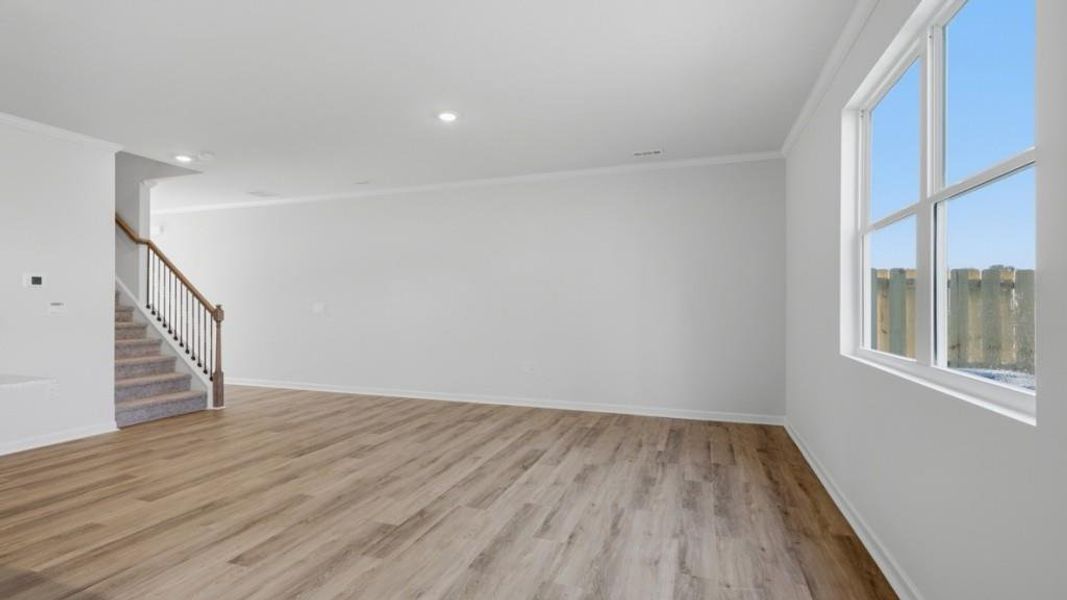 Spacious, unfurnished interior of a new home in Hughes Court, Dawsonville (Image 27).