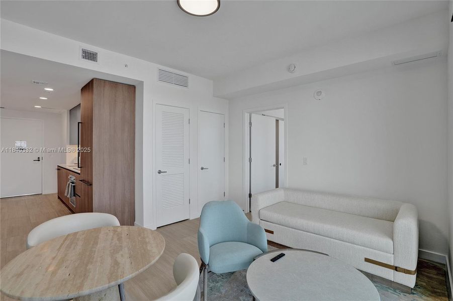 Furnished interior view inside a new home in , Miami Beach (Image 12).