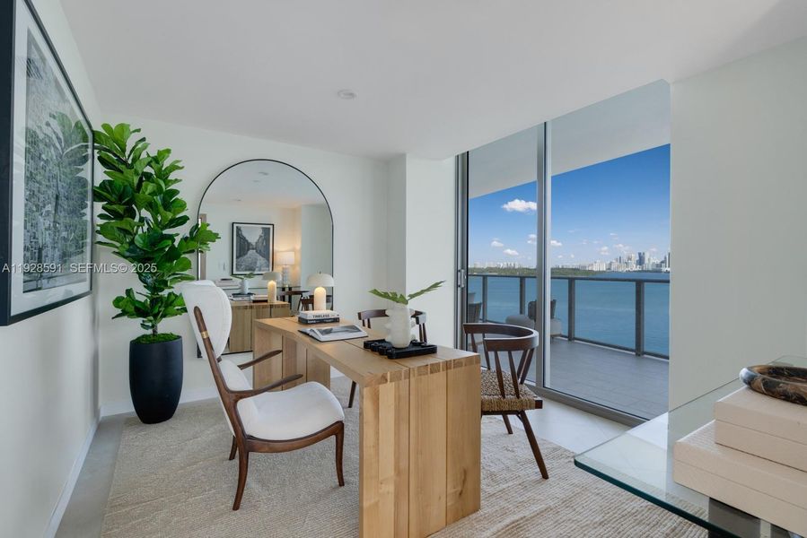 Furnished interior view inside a new home in , Bay Harbor Islands (Image 9). Furnished interior view inside a new home in , Bay Harbor Islands (Image 9).