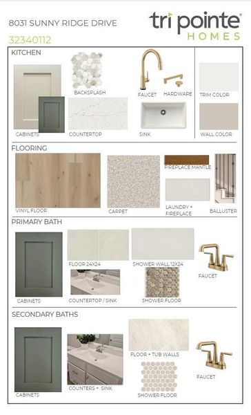 Sample of building materials used in homes in , Fulshear (Image 7).