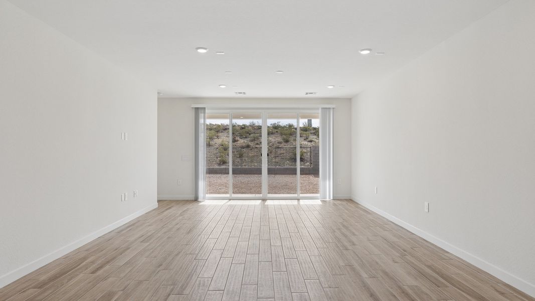 Spacious, unfurnished interior of a new home in The Ridge at Stone Butte, Phoenix (Image 17).