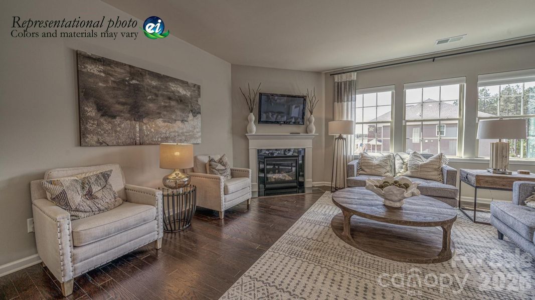 Furnished interior view inside a new home in Shannon Woods, Maiden (Image 12).