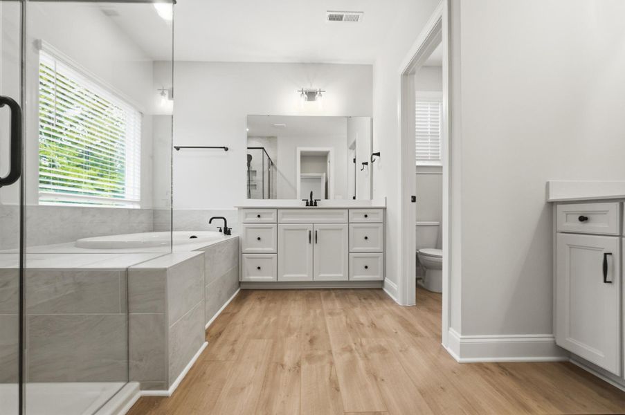 Furnished interior view inside a new home in Robinson Oaks, Gastonia (Image 12).