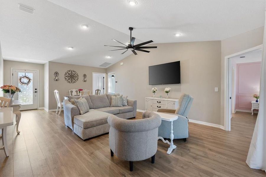 Furnished interior view inside a new home in , The Villages (Image 9).