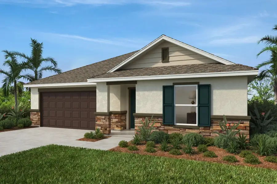 Exterior F with optional stone Exterior F with optional stone