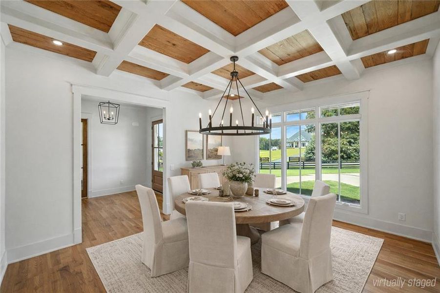 Furnished interior view inside a new home in , Canton (Image 32).