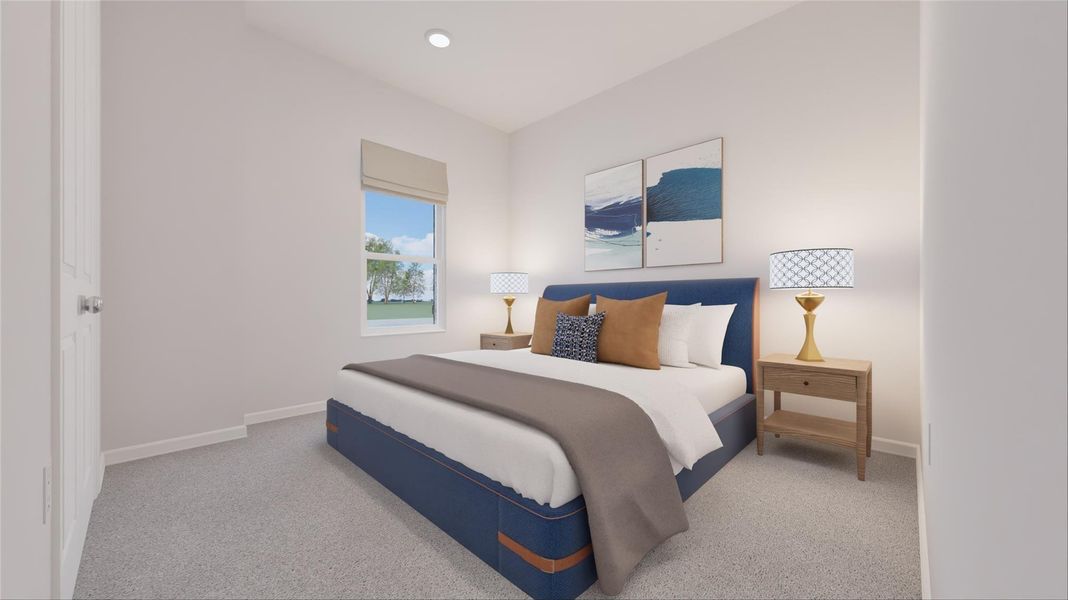 Representation of floor plan, not actual home