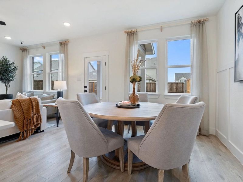 Furnished interior view inside a new home in Lake Park Villas, Wylie (Image 7).