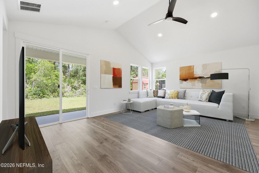 Furnished interior view inside a new home in Palm Coast Homes, Palm Coast (Image 13).