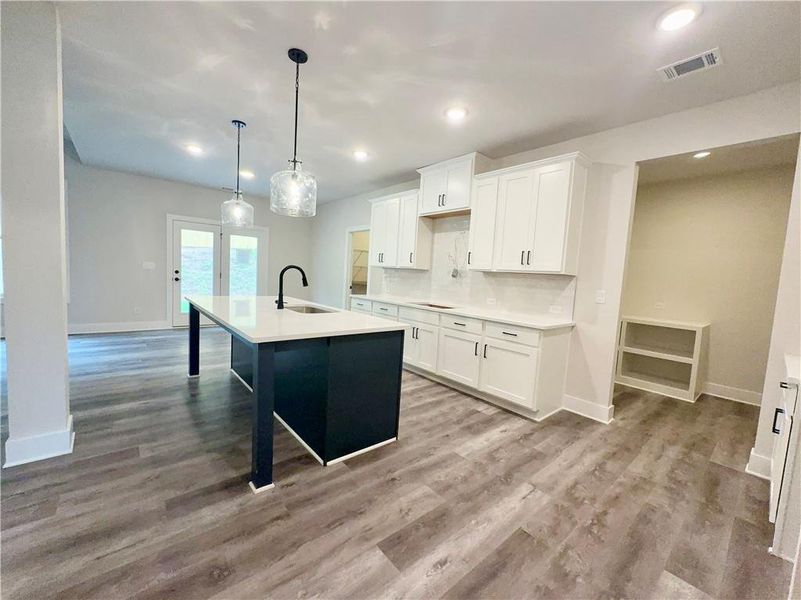 Furnished interior view inside a new home in , Hoschton (Image 9).