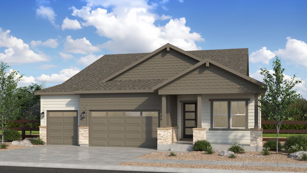 Representative exterior photo of a completed home built from the Mesa by Taylor Morrison in Parterre, Thornton, CO (Image 20). Representative exterior photo of a completed home built from the Mesa by Taylor Morrison in Parterre, Thornton, CO (Image 20).