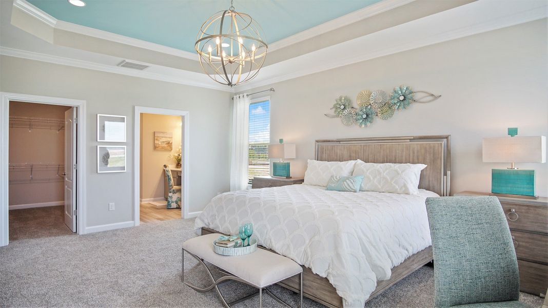 Representative furnished interior of a home built from the The Seashore Multi-Gen by Chesapeake Homes in Traditions at Carolina Forest, Myrtle Beach (Image 10). Representative furnished interior of a home built from the The Seashore Multi-Gen by Chesapeake Homes in Traditions at Carolina Forest, Myrtle Beach (Image 10).