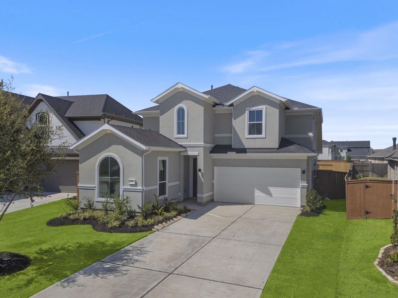 NEWMARK HOMES features a stucco elevation