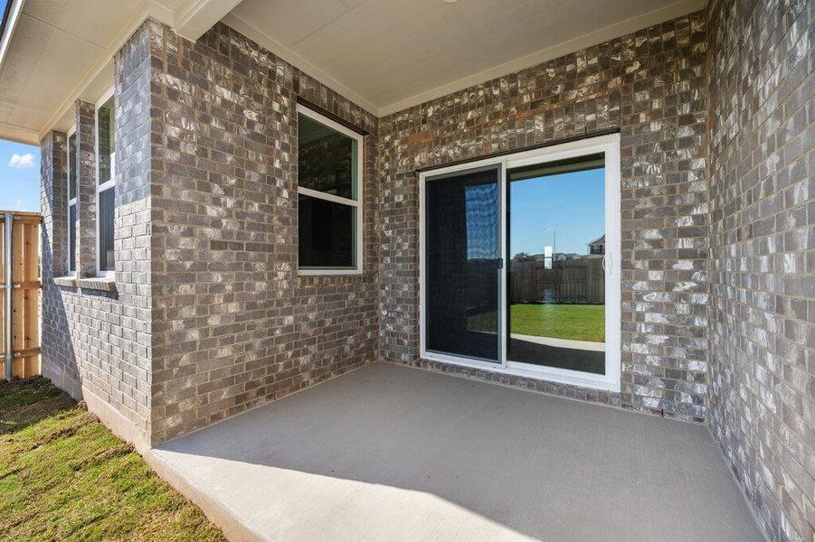 Exterior details and patio area of a home in Berry Creek Highlands, Georgetown (Image 3). Exterior details and patio area of a home in Berry Creek Highlands, Georgetown (Image 3).