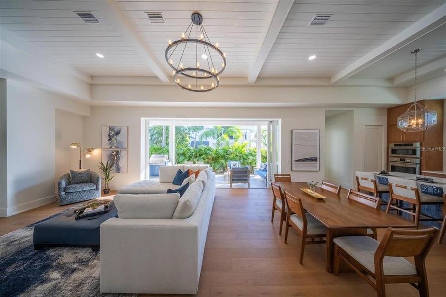 Furnished interior view inside a new home in , Sarasota (Image 43).
